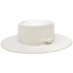 Riz Ivory Wide Brim Bolero Gambler Hat